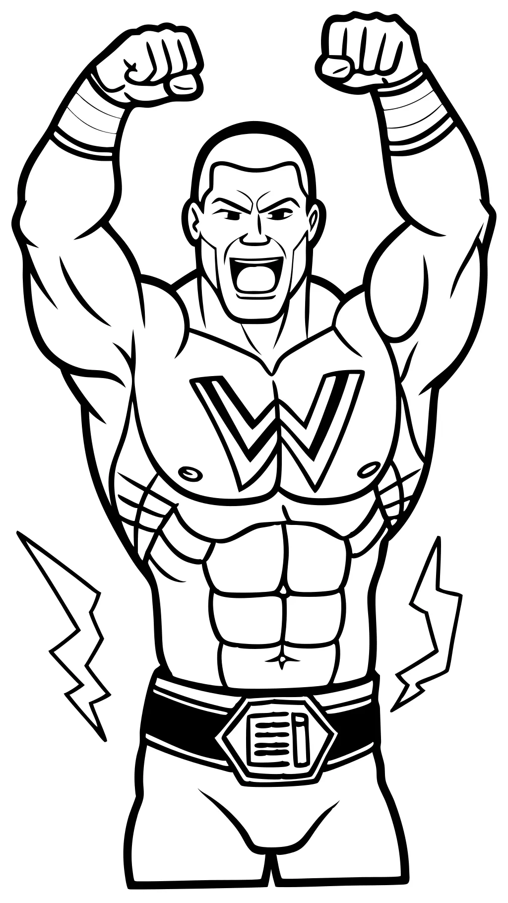 coloriage John Cena